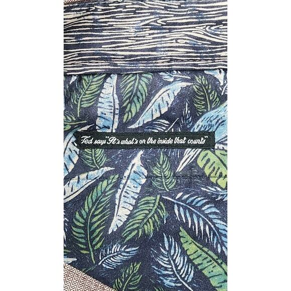 Ted Baker London Pants Mens 38R Flat Front Mid Rise Straight Leg Trousers Cotton - Picture 6 of 11